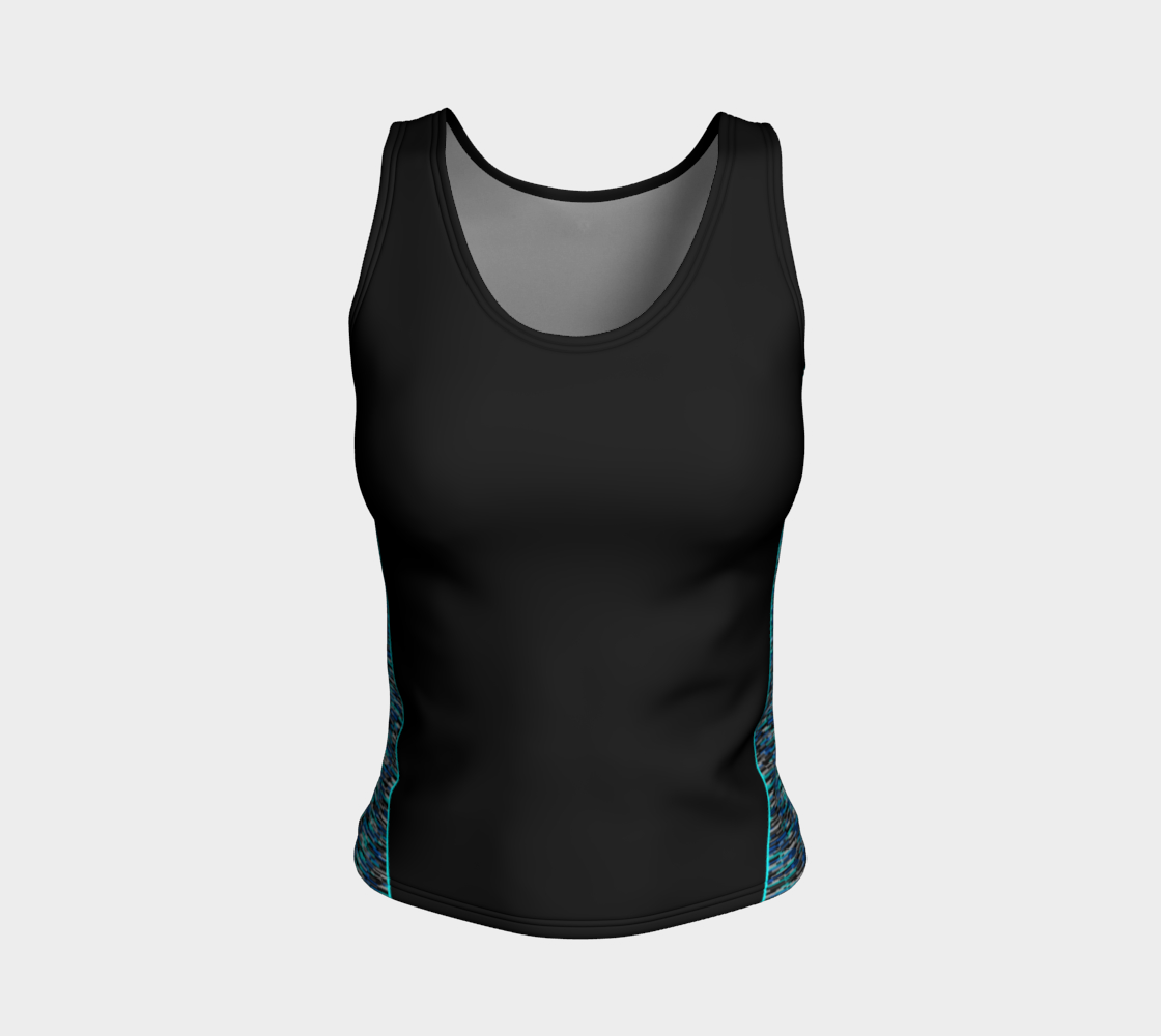 Space Dyed Black Turquoise Gray Blue (Regular)