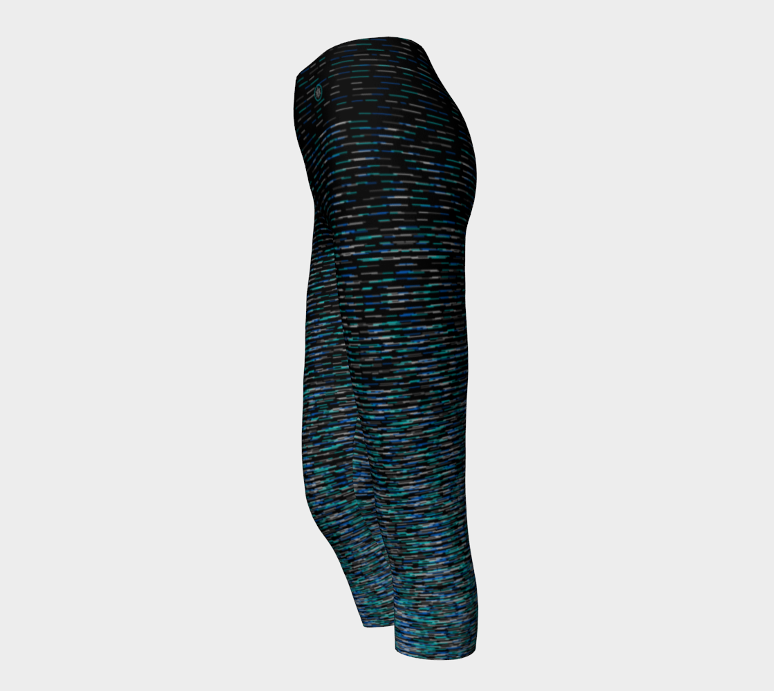 Space Dyed Black Turquoise Gray Blue