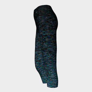 Space Dyed Black Turquoise Gray Blue